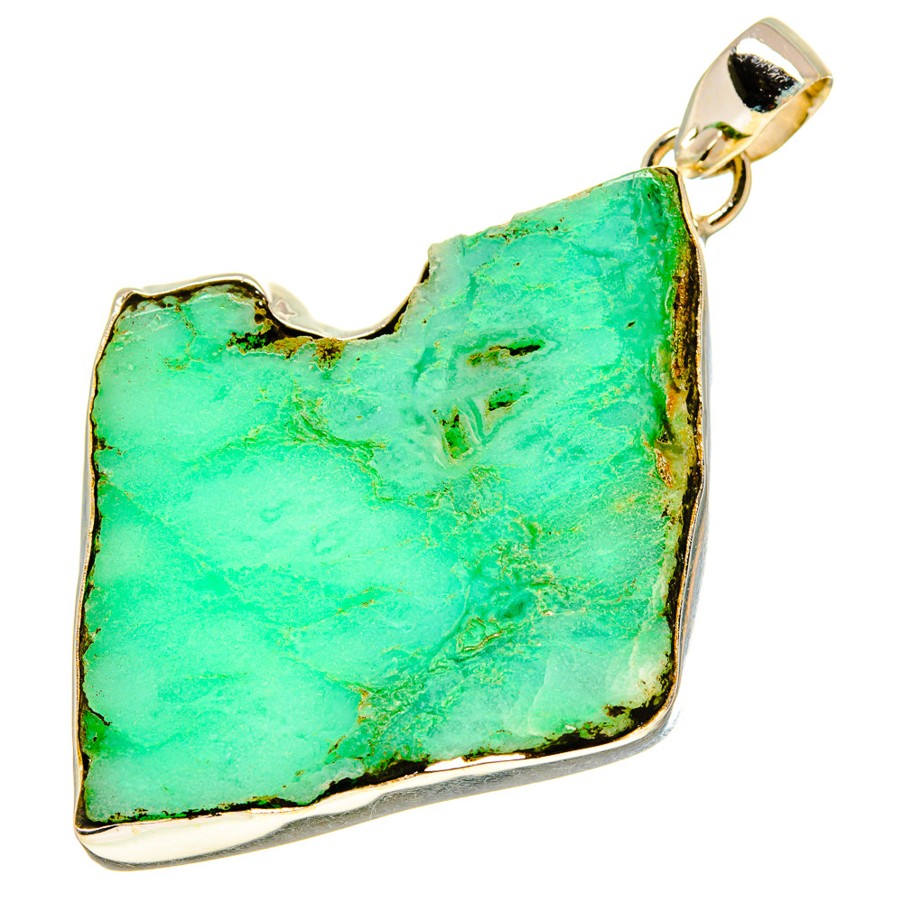 Chrysoprase Pendants handcrafted by Anasilvercos - PD757772