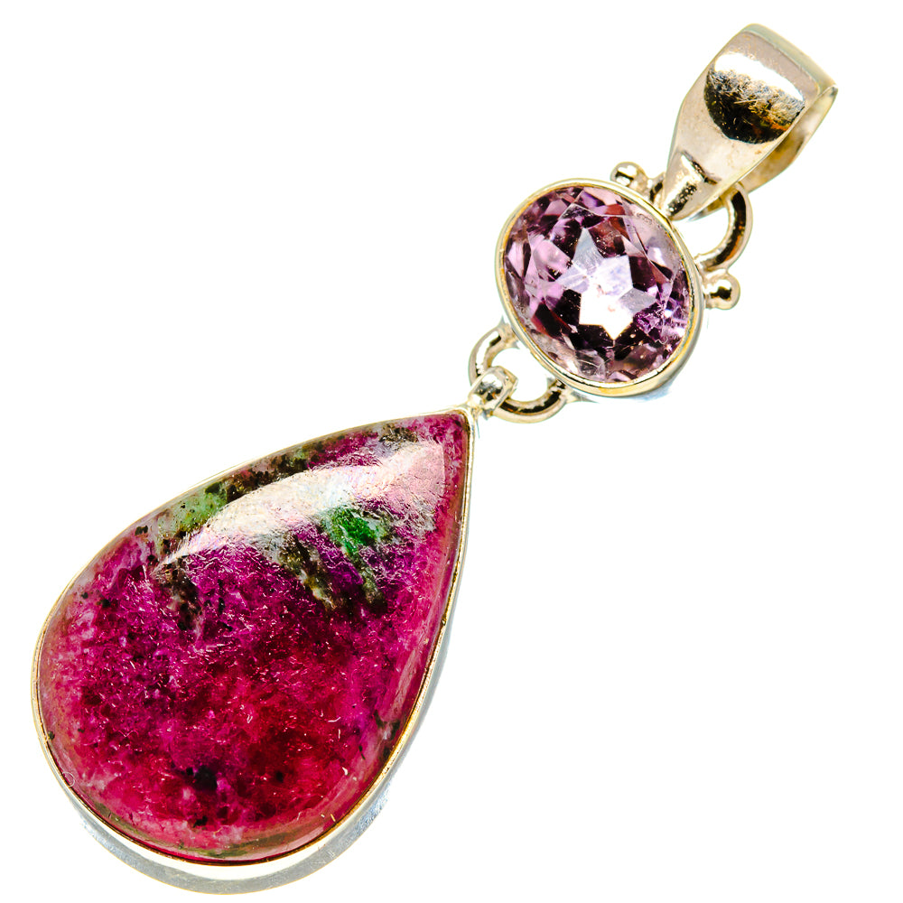 Ruby Zoisite Pendants handcrafted by Anasilvercos - PD757825
