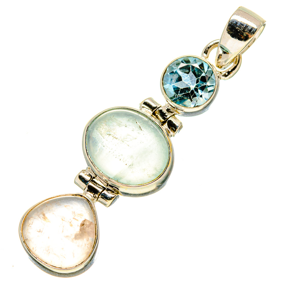 Aquamarine Pendants handcrafted by Anasilvercos - PD757827