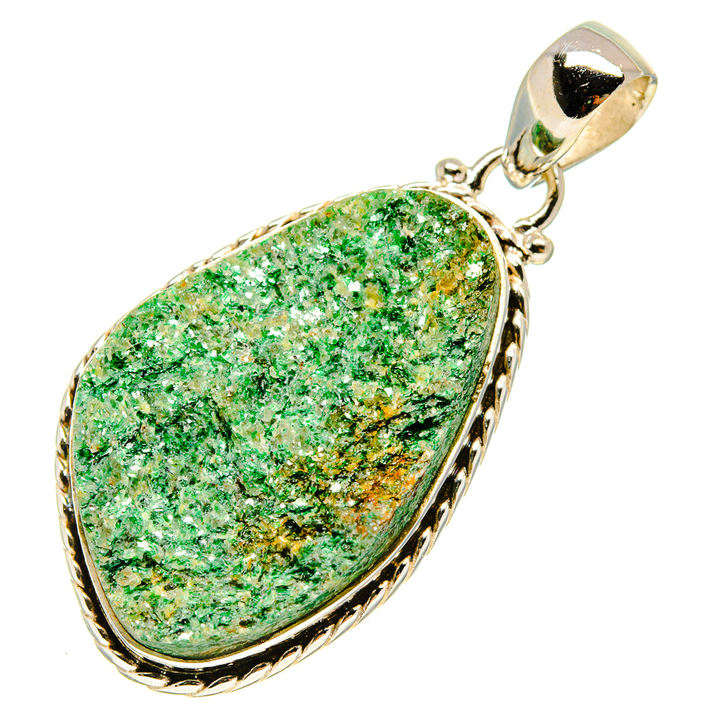 Green Fuchsite Pendants handcrafted by Anasilvercos - PD757830