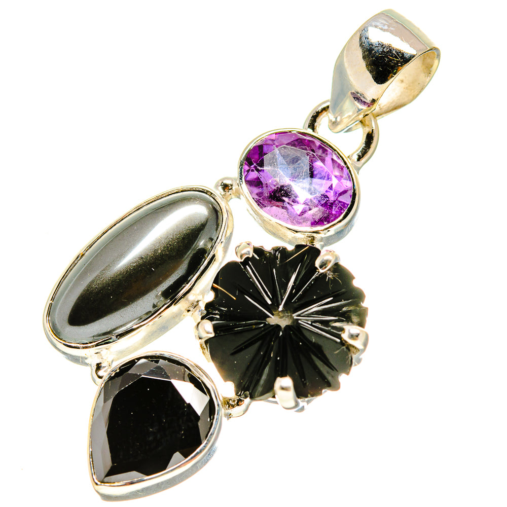Black Onyx Pendants handcrafted by Anasilvercos - PD757837