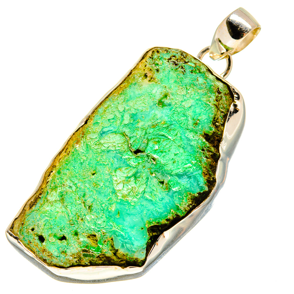 Chrysoprase Pendants handcrafted by Anasilvercos - PD757856