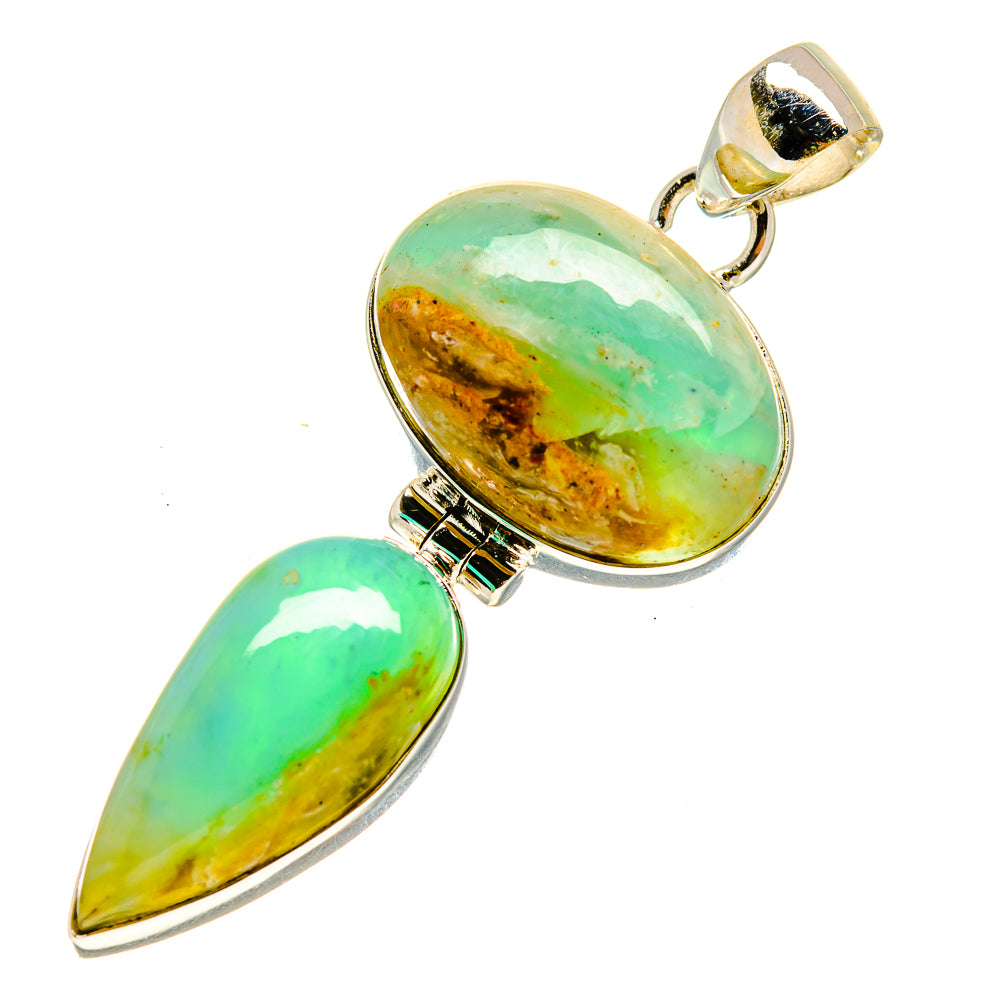 Peruvian Opal Pendants handcrafted by Anasilvercos - PD757869