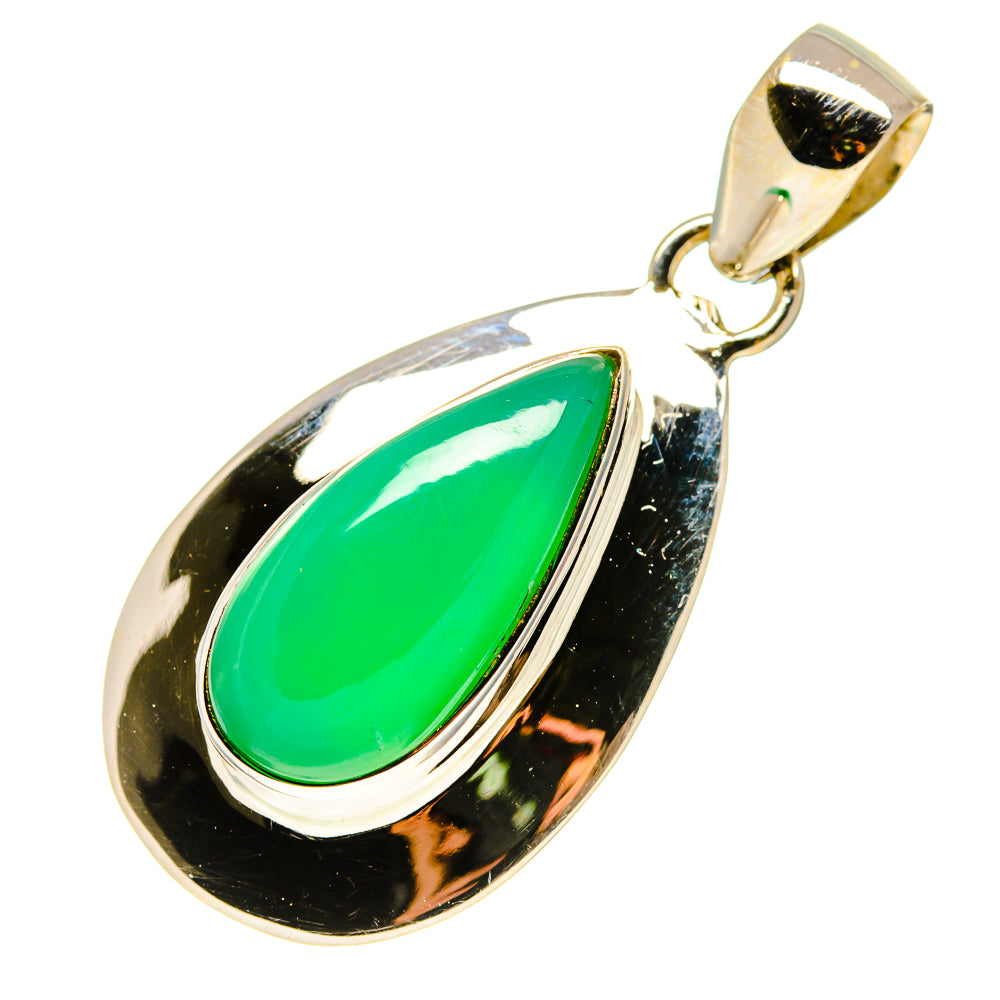 Chrysoprase Pendants handcrafted by Anasilvercos - PD757886