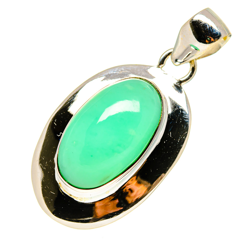 Peruvian Amazonite Pendants handcrafted by Anasilvercos - PD757887