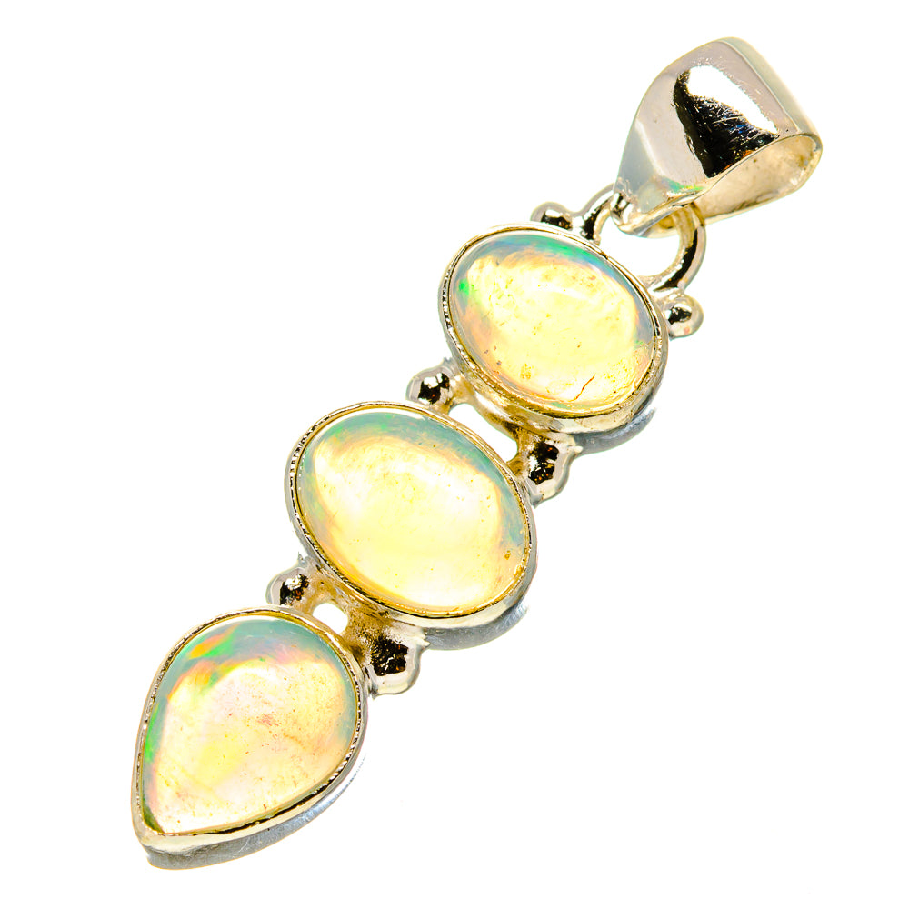 Ethiopian Opal Pendants handcrafted by Anasilvercos - PD757896