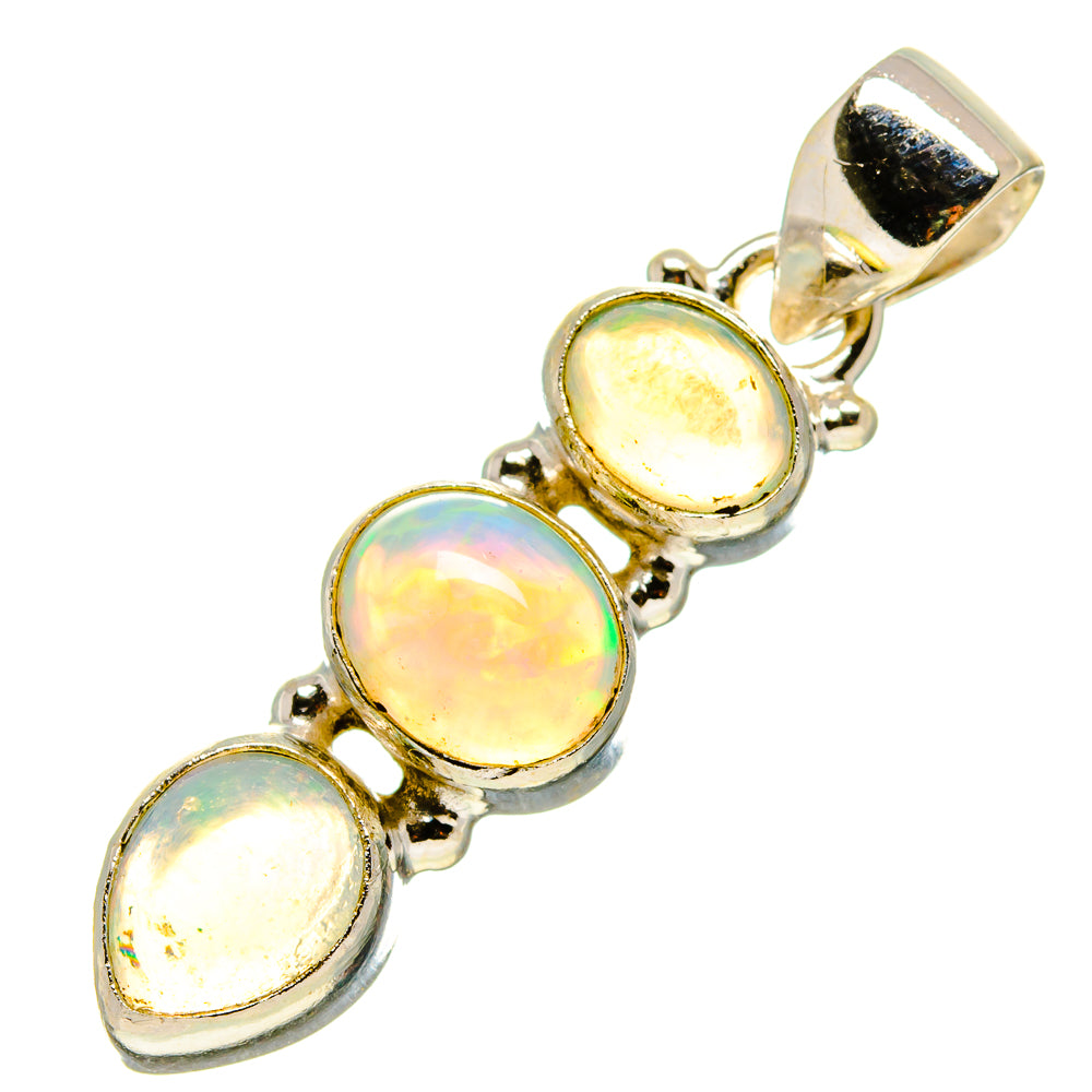 Ethiopian Opal Pendants handcrafted by Anasilvercos - PD757899