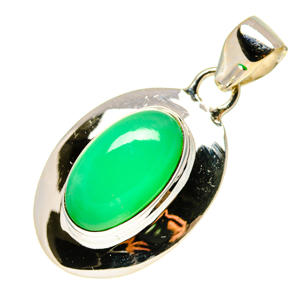 Chrysoprase Pendants handcrafted by Anasilvercos - PD757907
