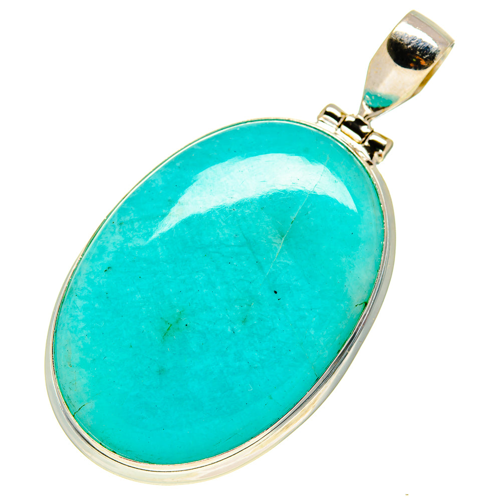 Peruvian Amazonite Pendants handcrafted by Anasilvercos - PD757910