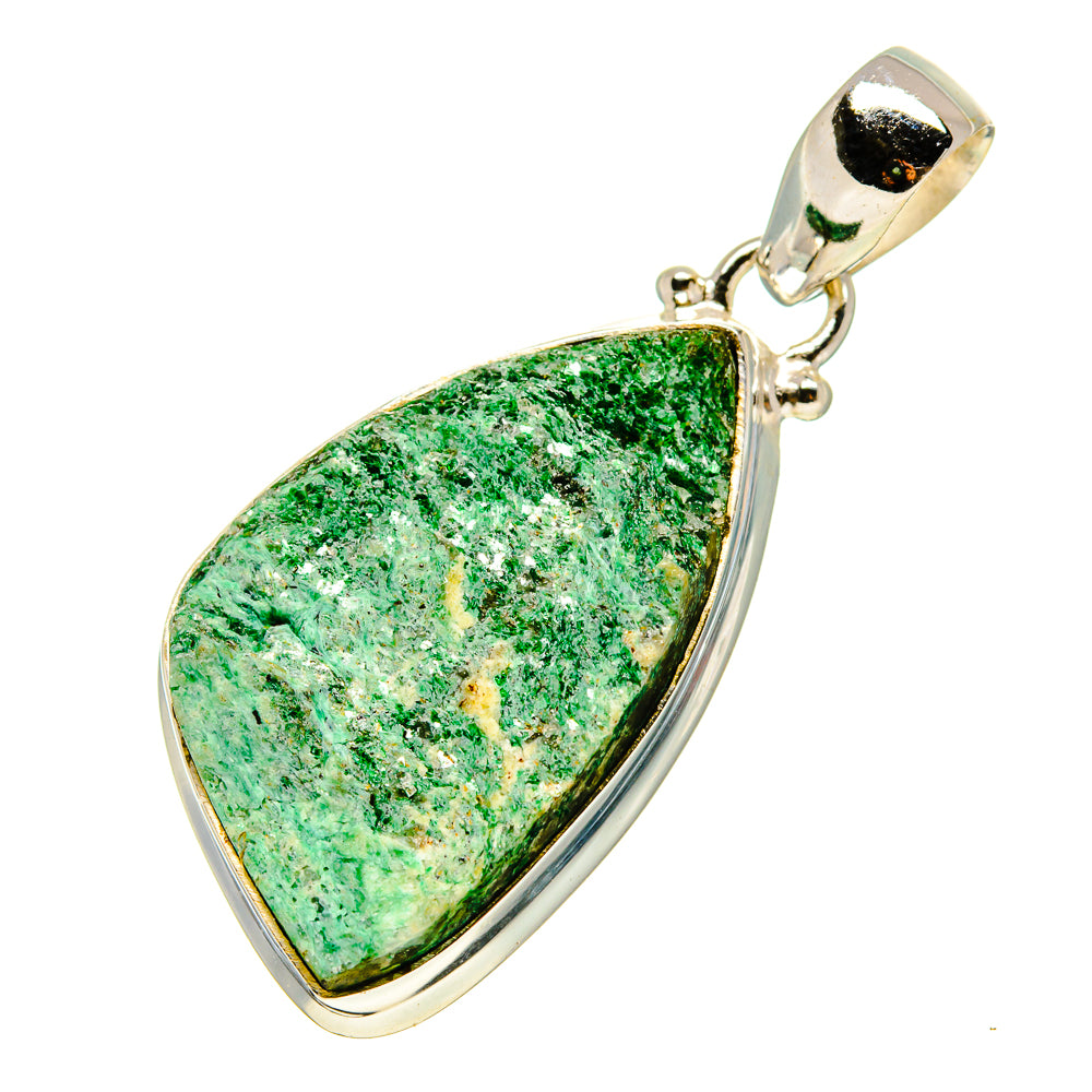 Green Fuchsite Pendants handcrafted by Anasilvercos - PD757951
