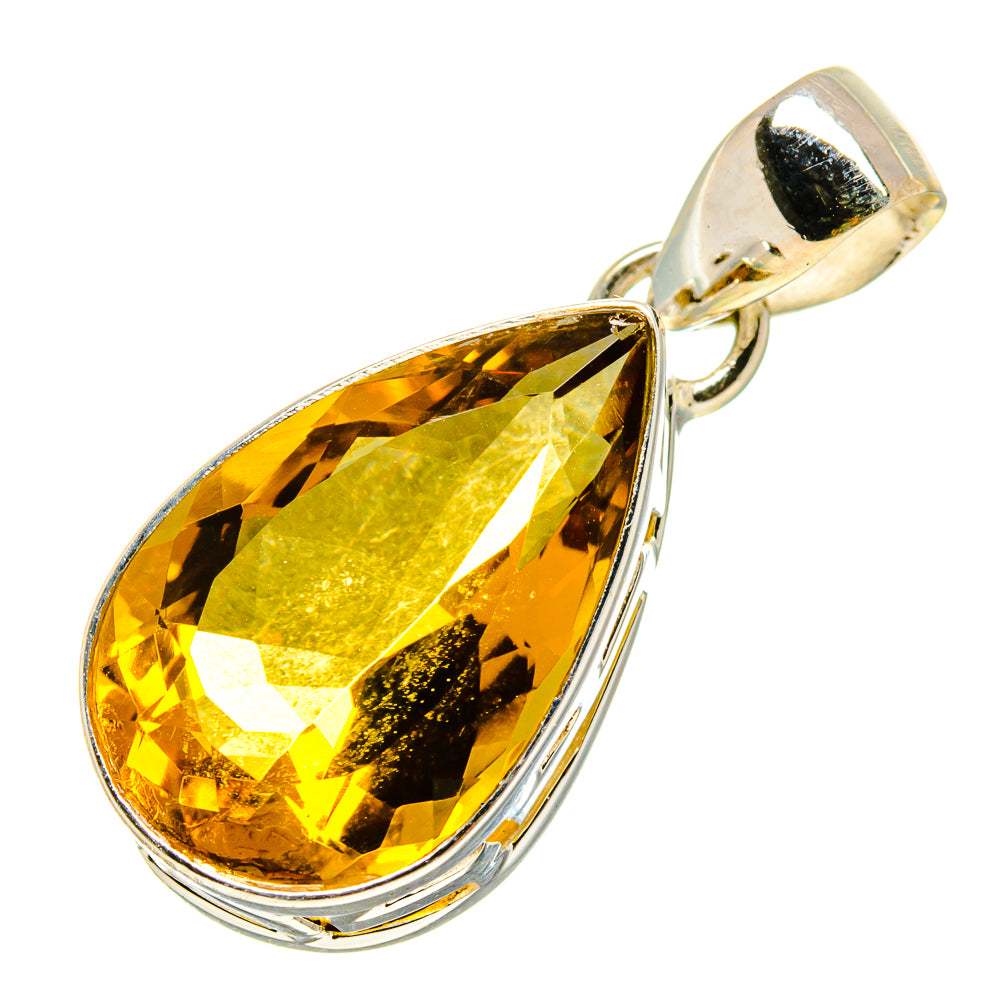 Olive Quartz Pendants handcrafted by Anasilvercos - PD757955