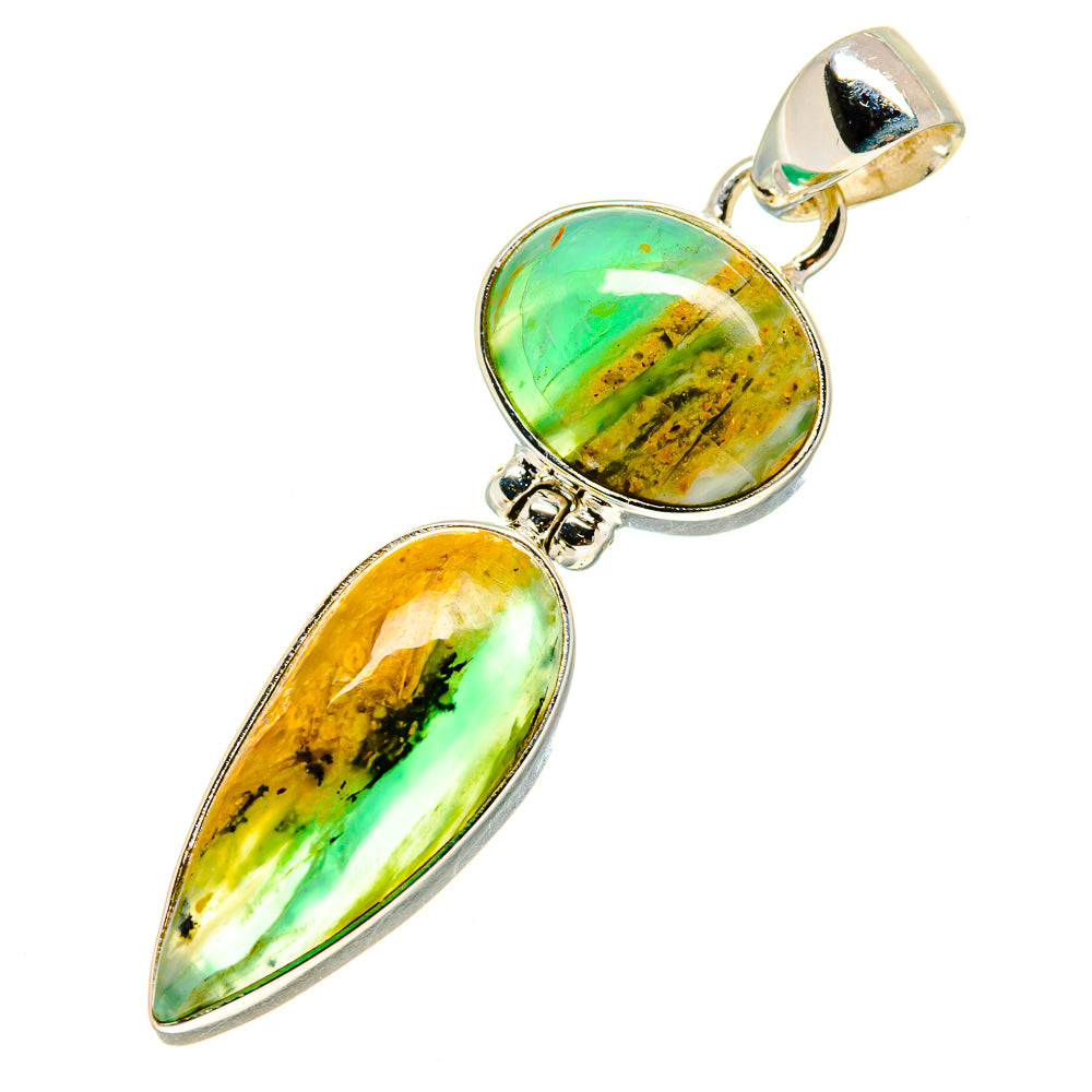 Peruvian Opal Pendants handcrafted by Anasilvercos - PD757965