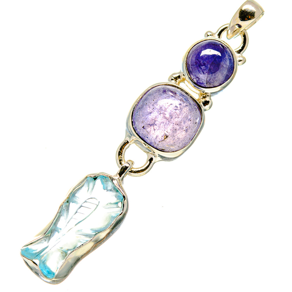 Aquamarine Pendants handcrafted by Anasilvercos - PD757975