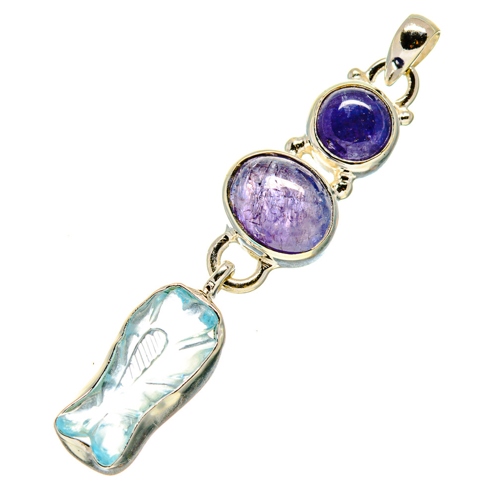 Aquamarine Pendants handcrafted by Anasilvercos - PD757976