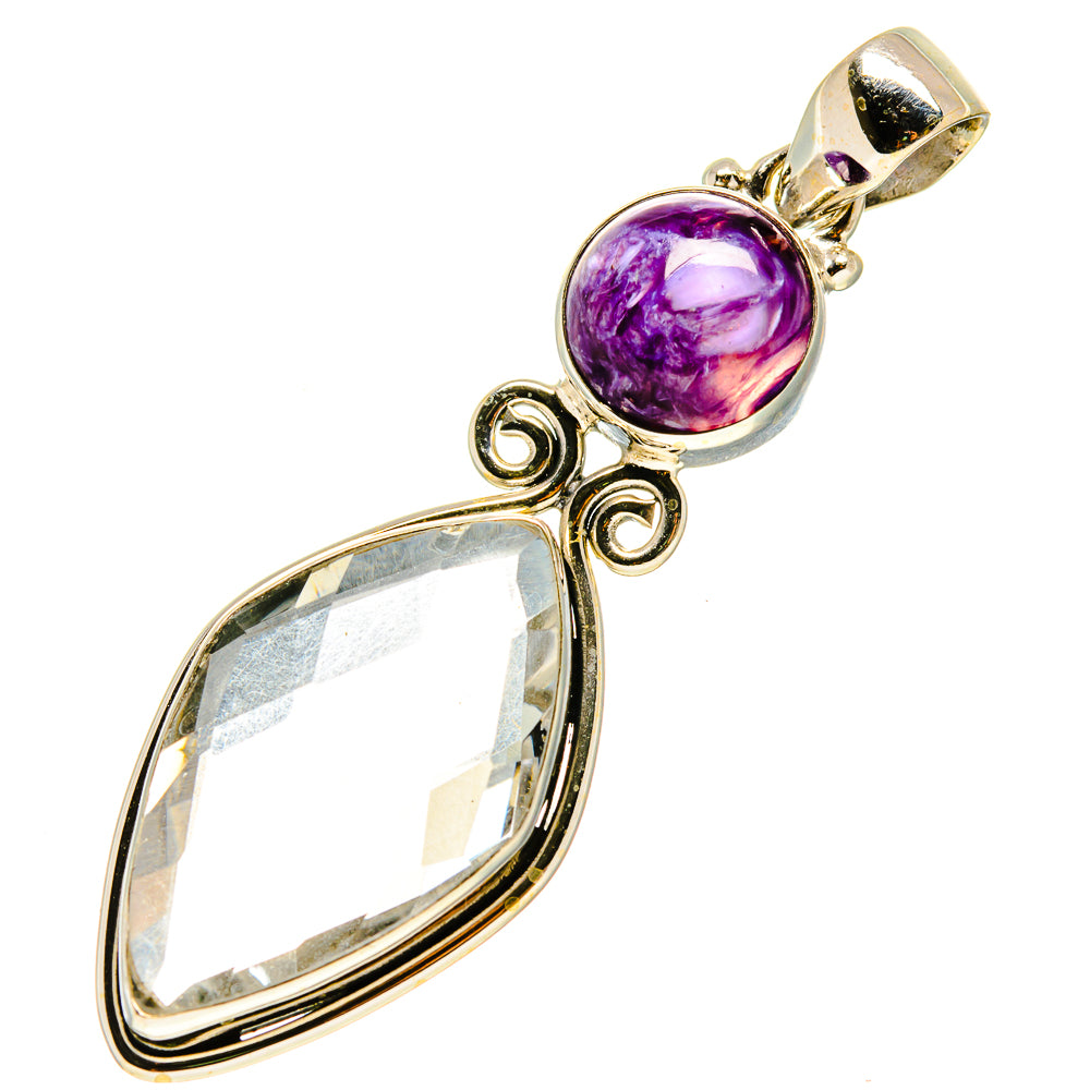 White Quartz Pendants handcrafted by Anasilvercos - PD757977