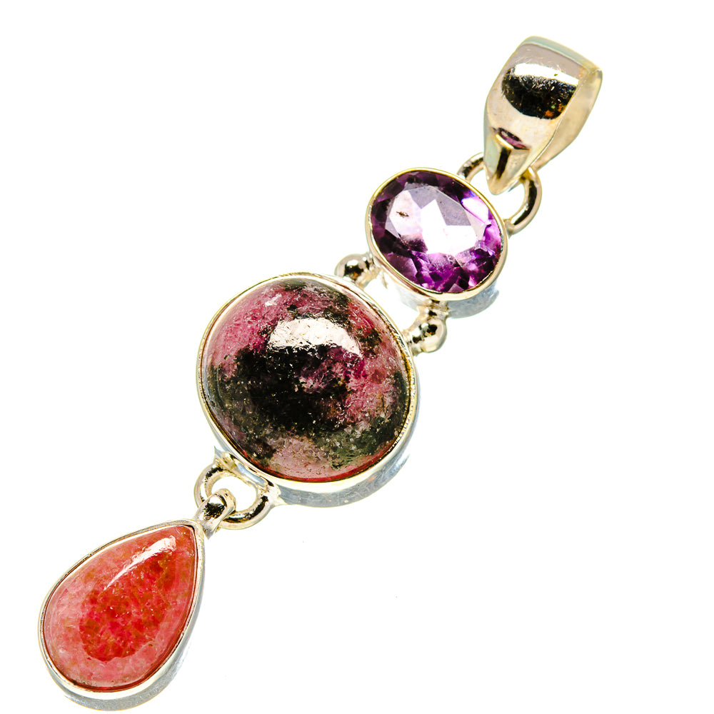 Rhodonite Pendants handcrafted by Anasilvercos - PD757982