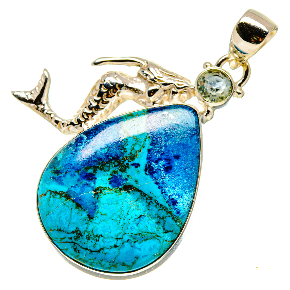 Chrysocolla Pendants handcrafted by Anasilvercos - PD757987