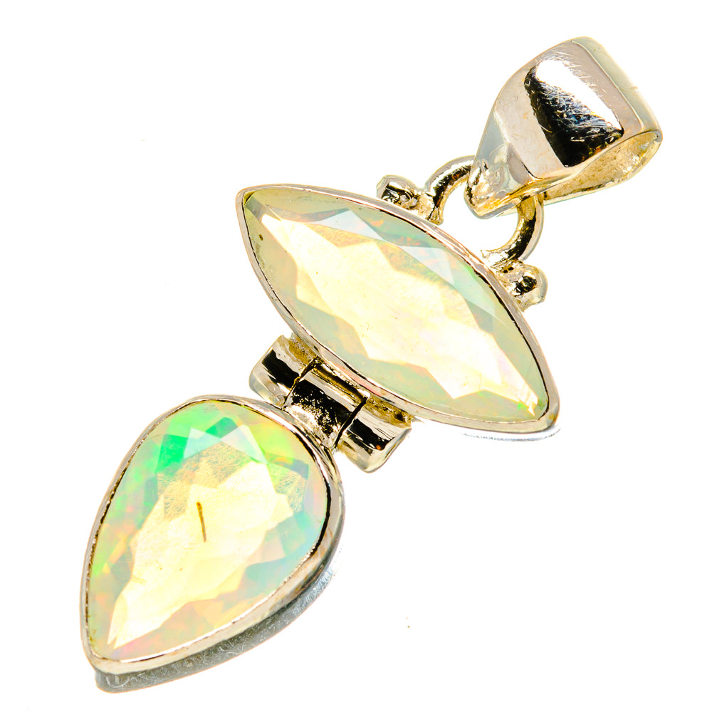 Ethiopian Opal Pendants handcrafted by Anasilvercos - PD758007