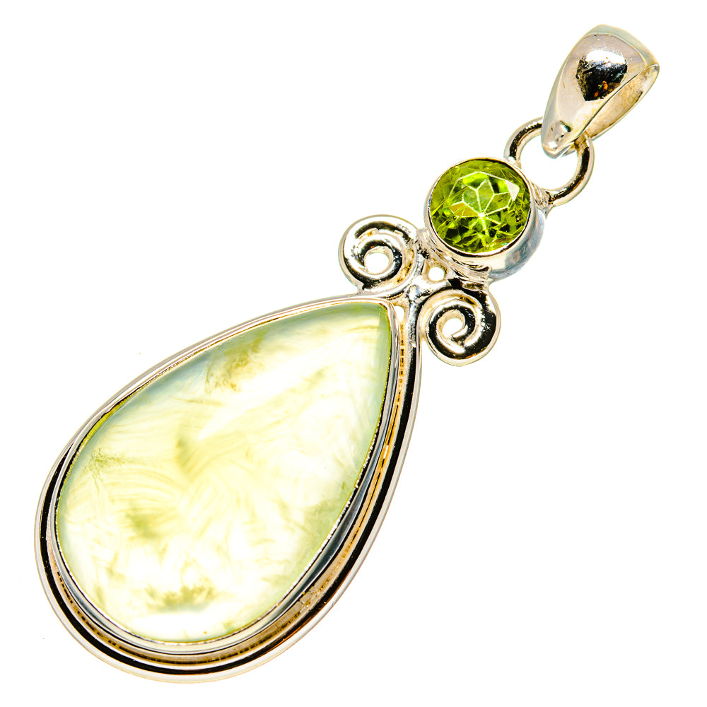 Prehnite Pendants handcrafted by Anasilvercos - PD758015