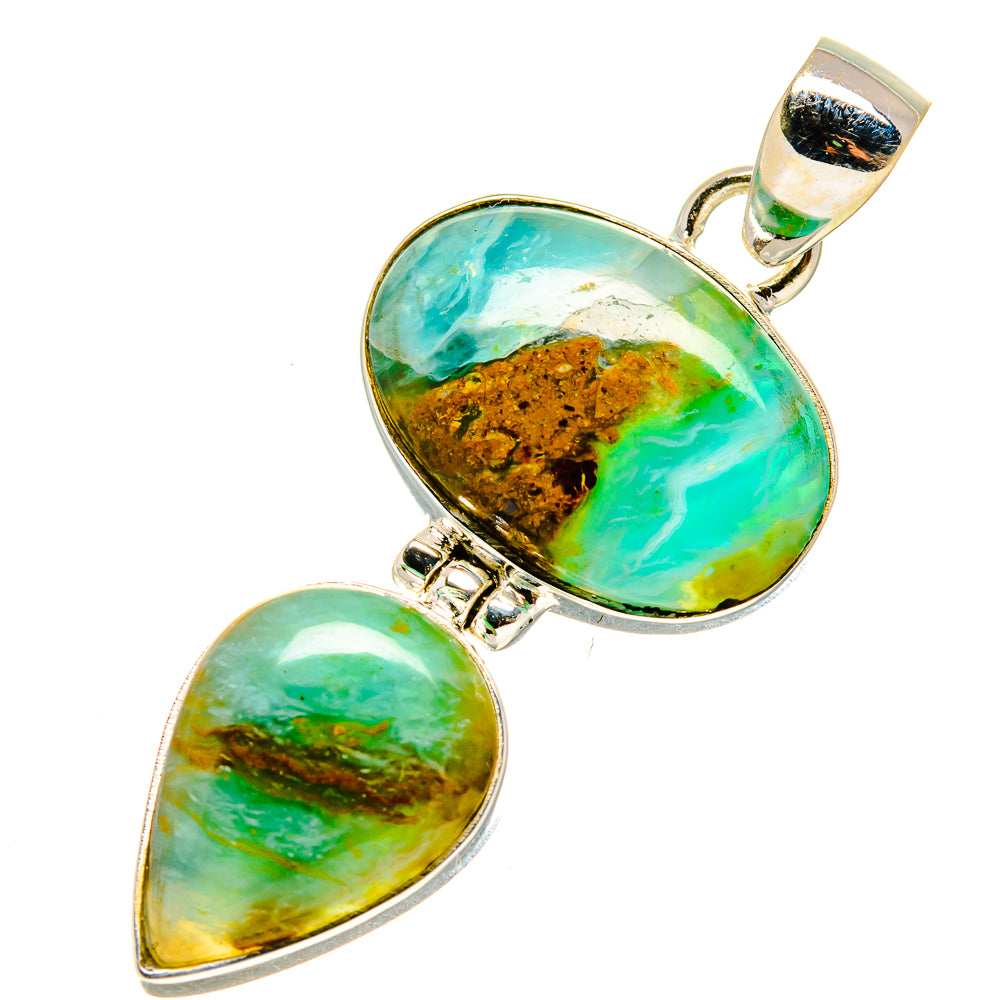 Peruvian Opal Pendants handcrafted by Anasilvercos - PD758018