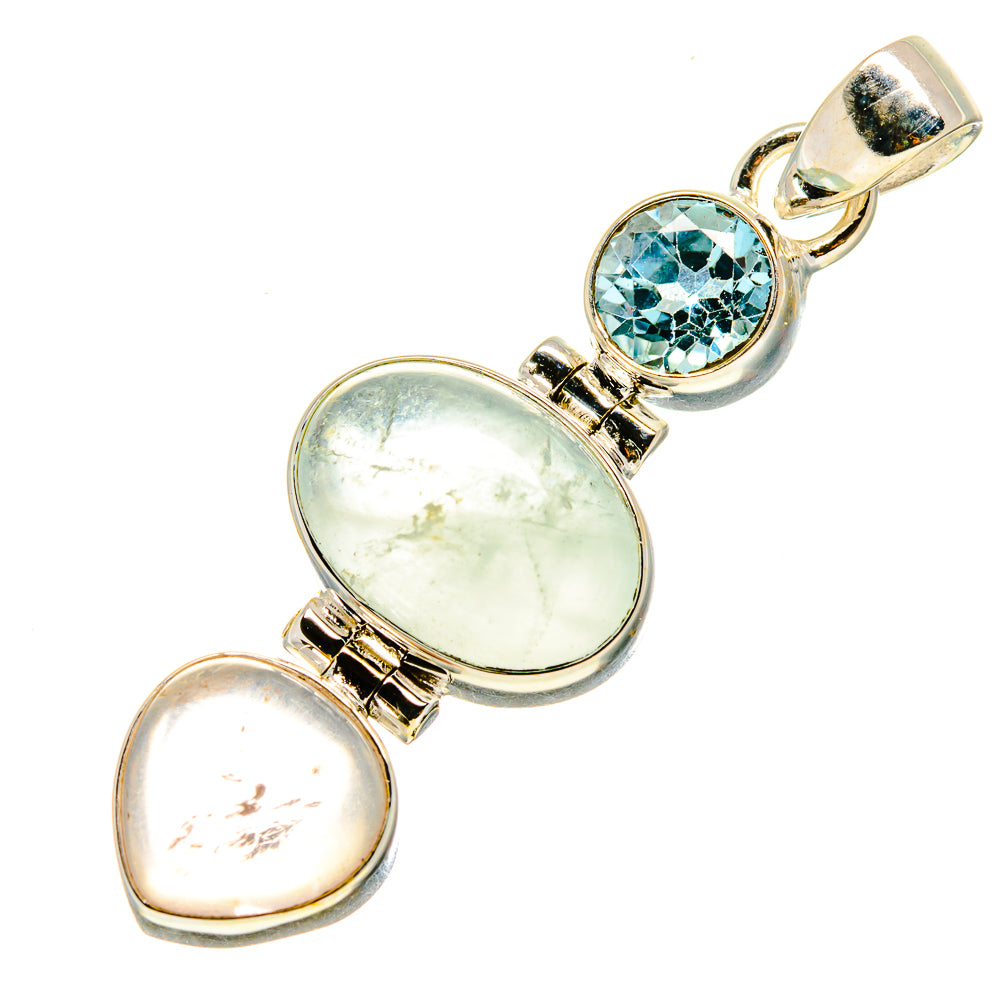 Aquamarine Pendants handcrafted by Anasilvercos - PD758022