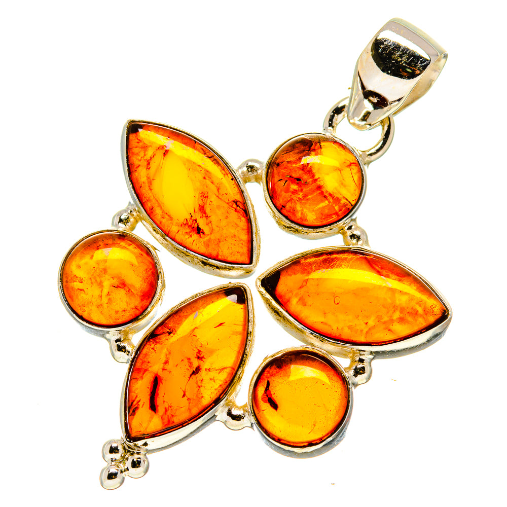 Baltic Amber Pendants handcrafted by Anasilvercos - PD758035
