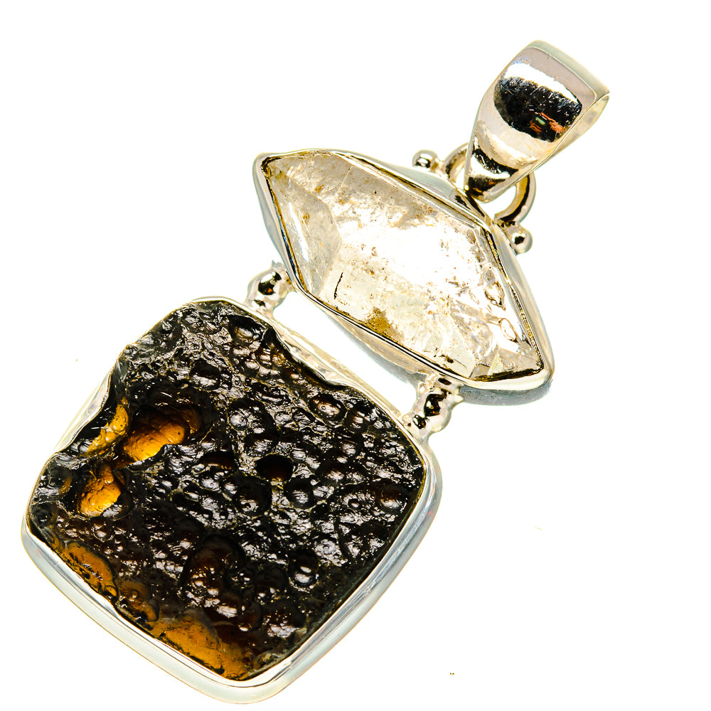 Tektite Pendants handcrafted by Anasilvercos - PD758040