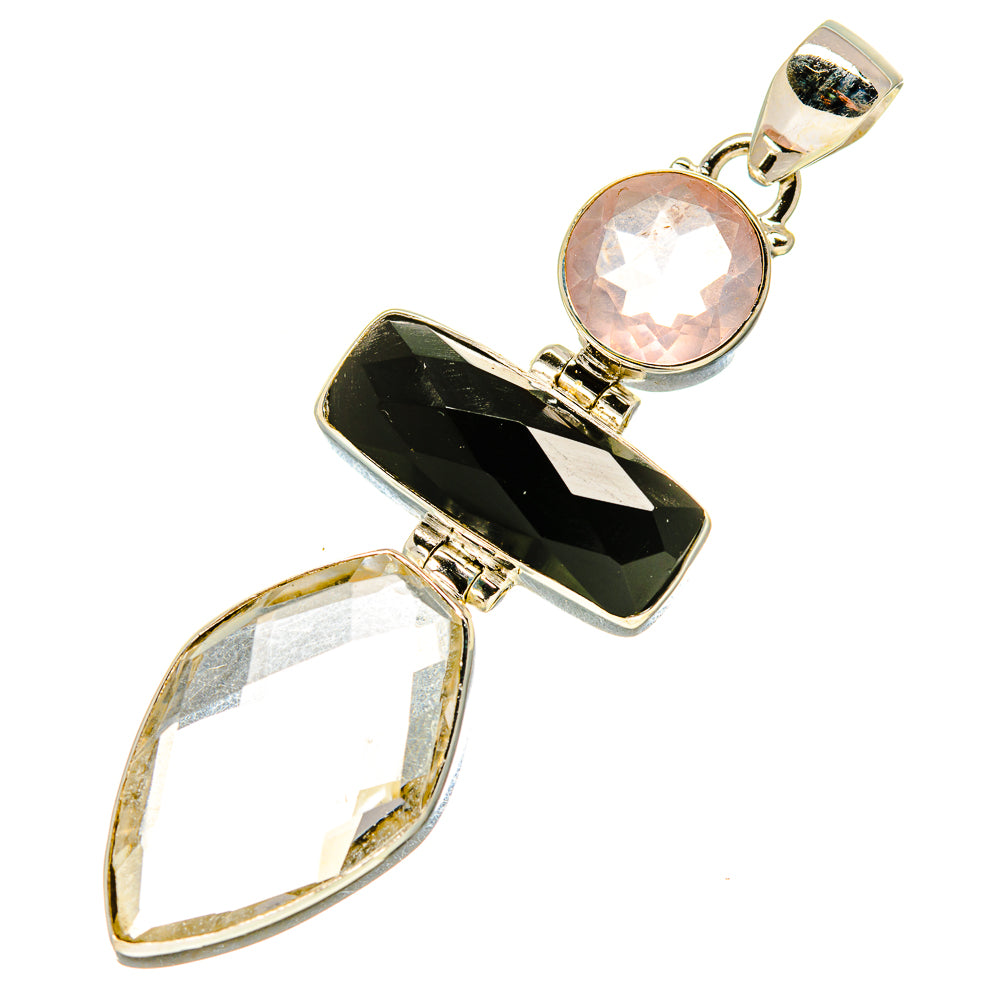 White Quartz Pendants handcrafted by Anasilvercos - PD758063