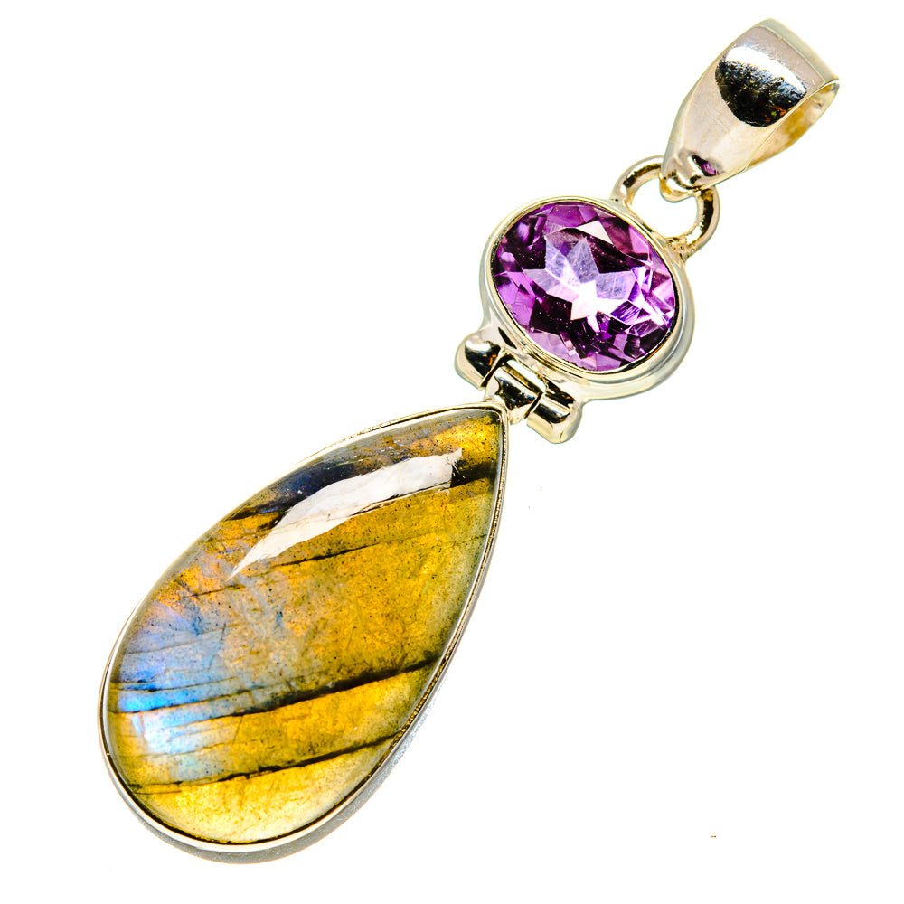 Labradorite Pendants handcrafted by Anasilvercos - PD758065