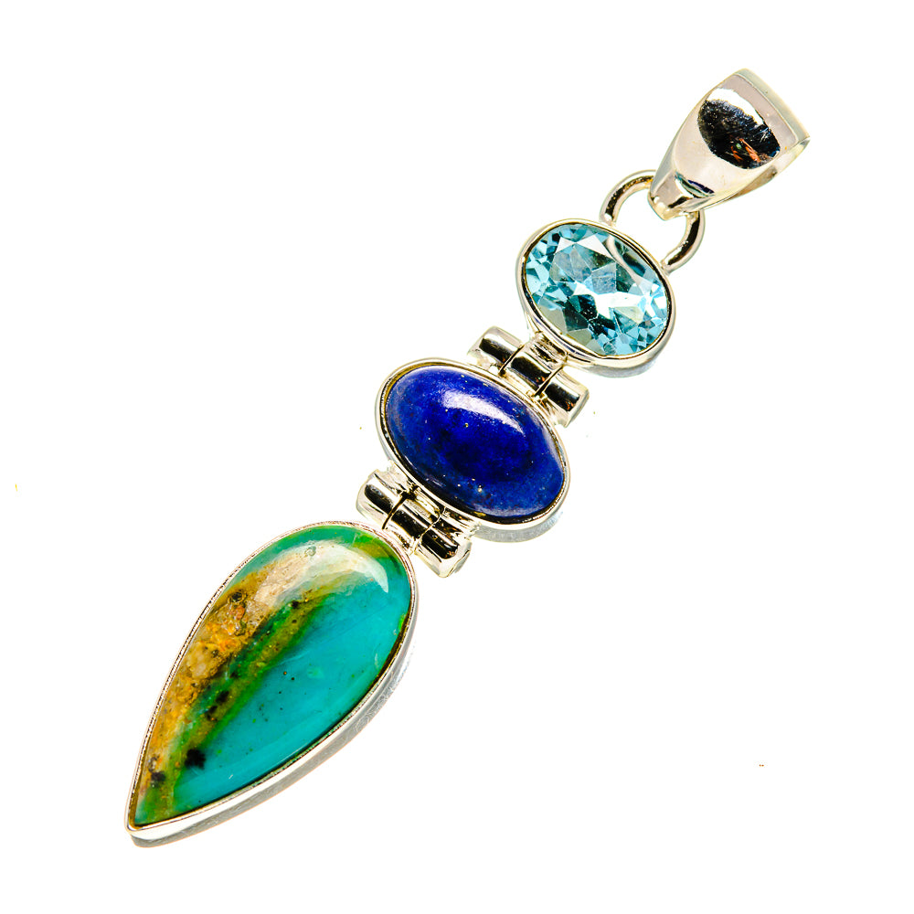 Peruvian Opal Pendants handcrafted by Anasilvercos - PD758068