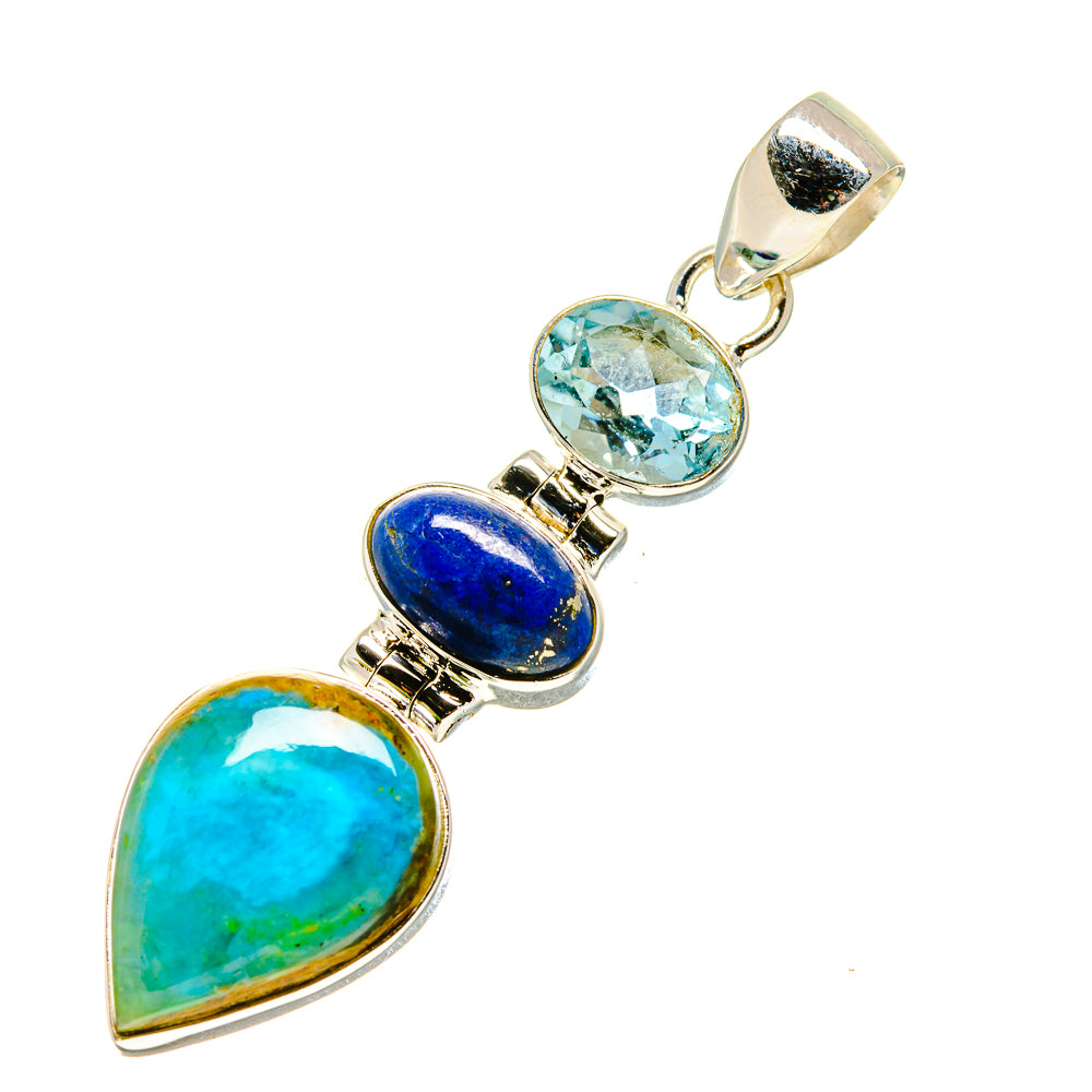 Peruvian Opal Pendants handcrafted by Anasilvercos - PD758069