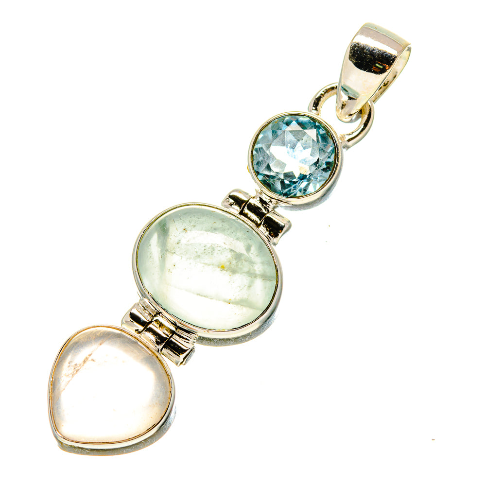 Aquamarine Pendants handcrafted by Anasilvercos - PD758077