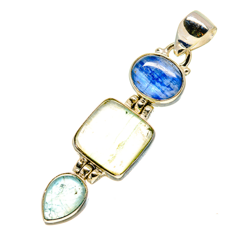 Green Fluorite Pendants handcrafted by Anasilvercos - PD758083