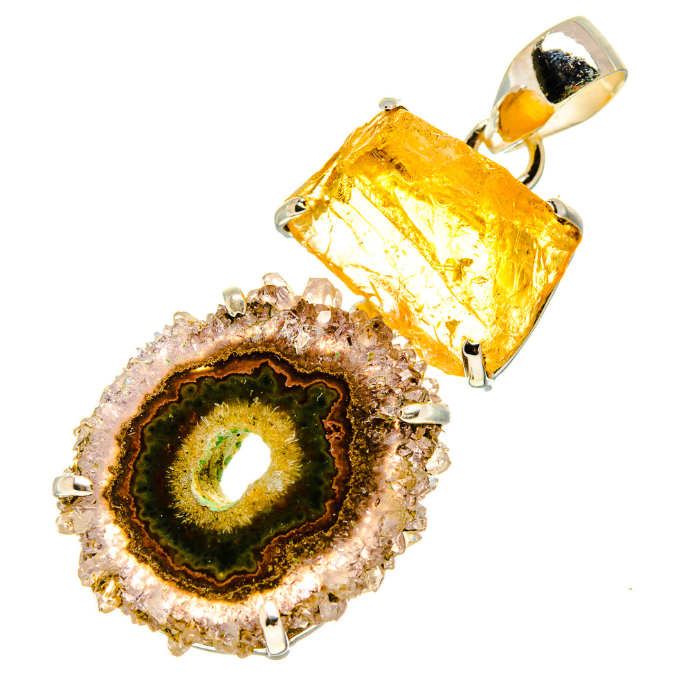 Amethyst Solar Quartz Pendants handcrafted by Anasilvercos - PD758086