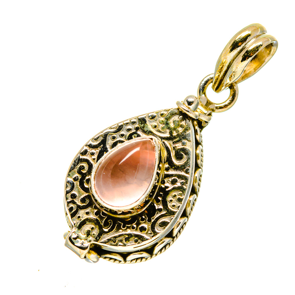 Rose Quartz Pendants handcrafted by Anasilvercos - PD758108