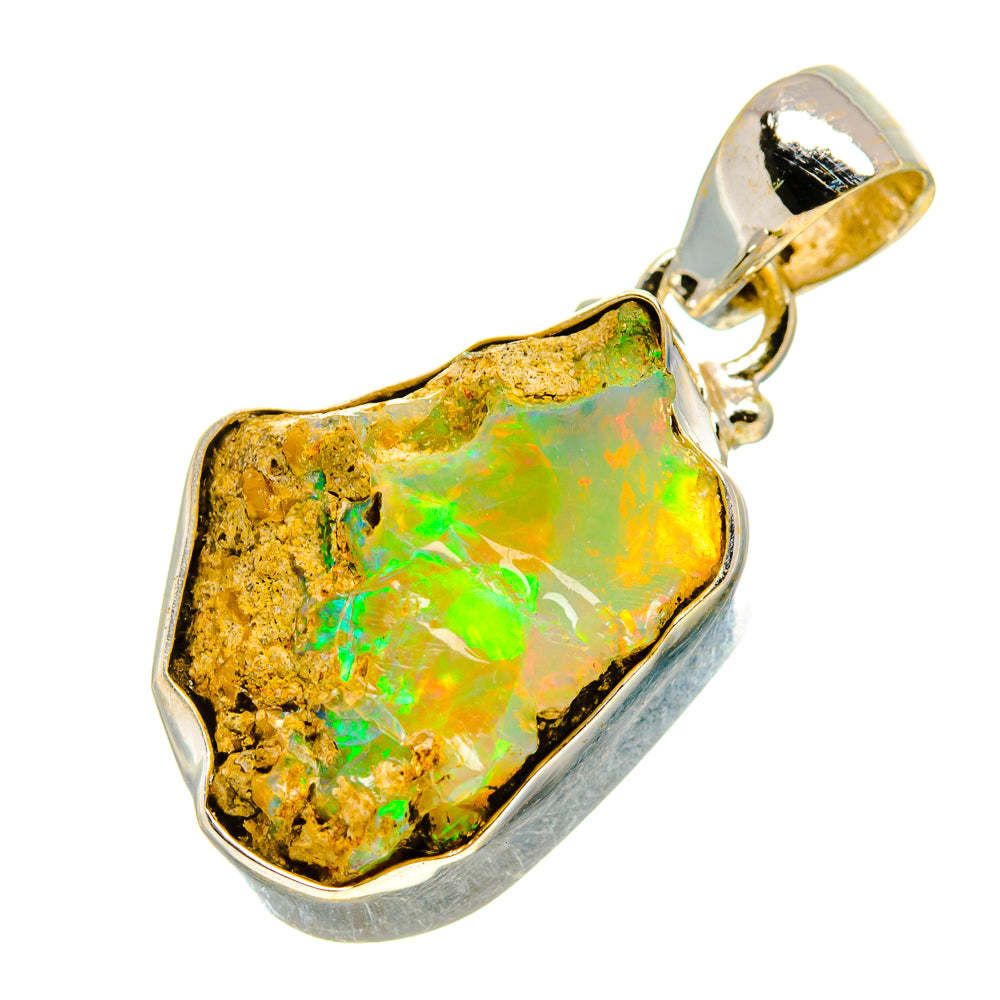 Ethiopian Opal Pendants handcrafted by Anasilvercos - PD758120