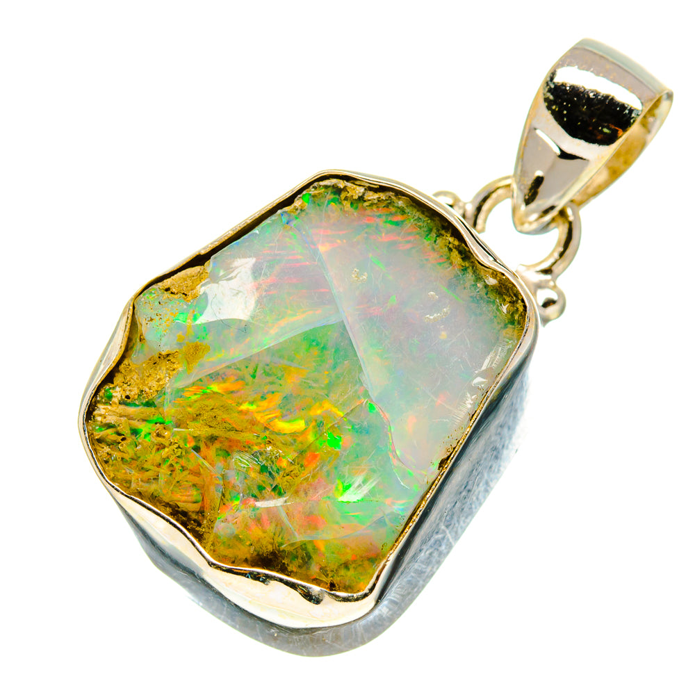 Ethiopian Opal Pendants handcrafted by Anasilvercos - PD758121