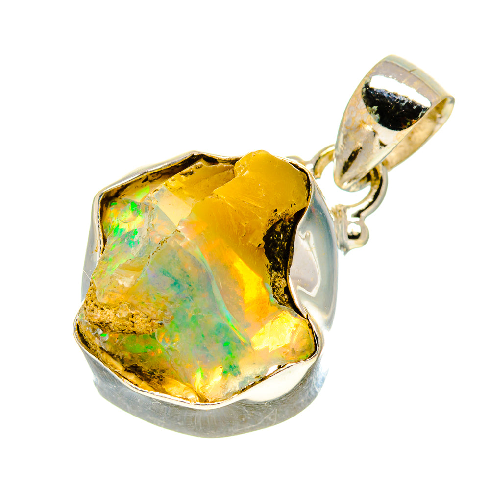 Ethiopian Opal Pendants handcrafted by Anasilvercos - PD758122