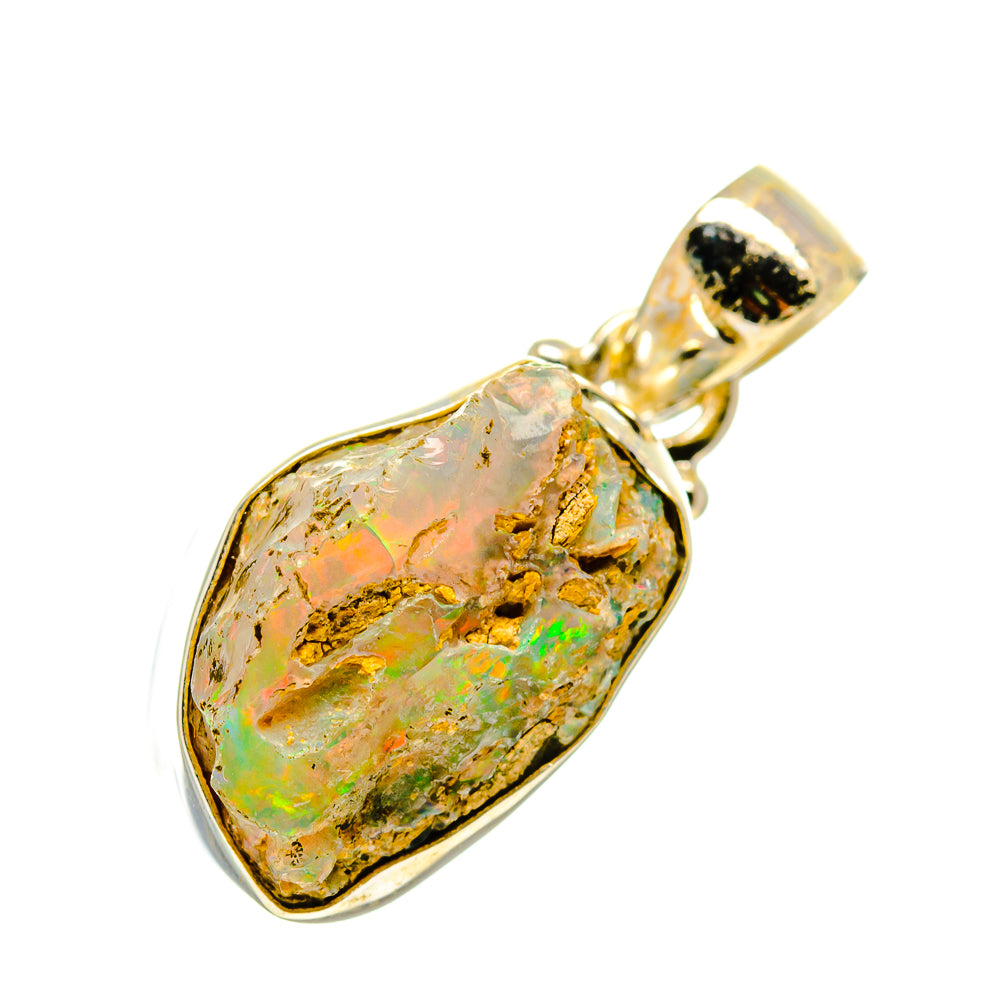 Ethiopian Opal Pendants handcrafted by Anasilvercos - PD758124