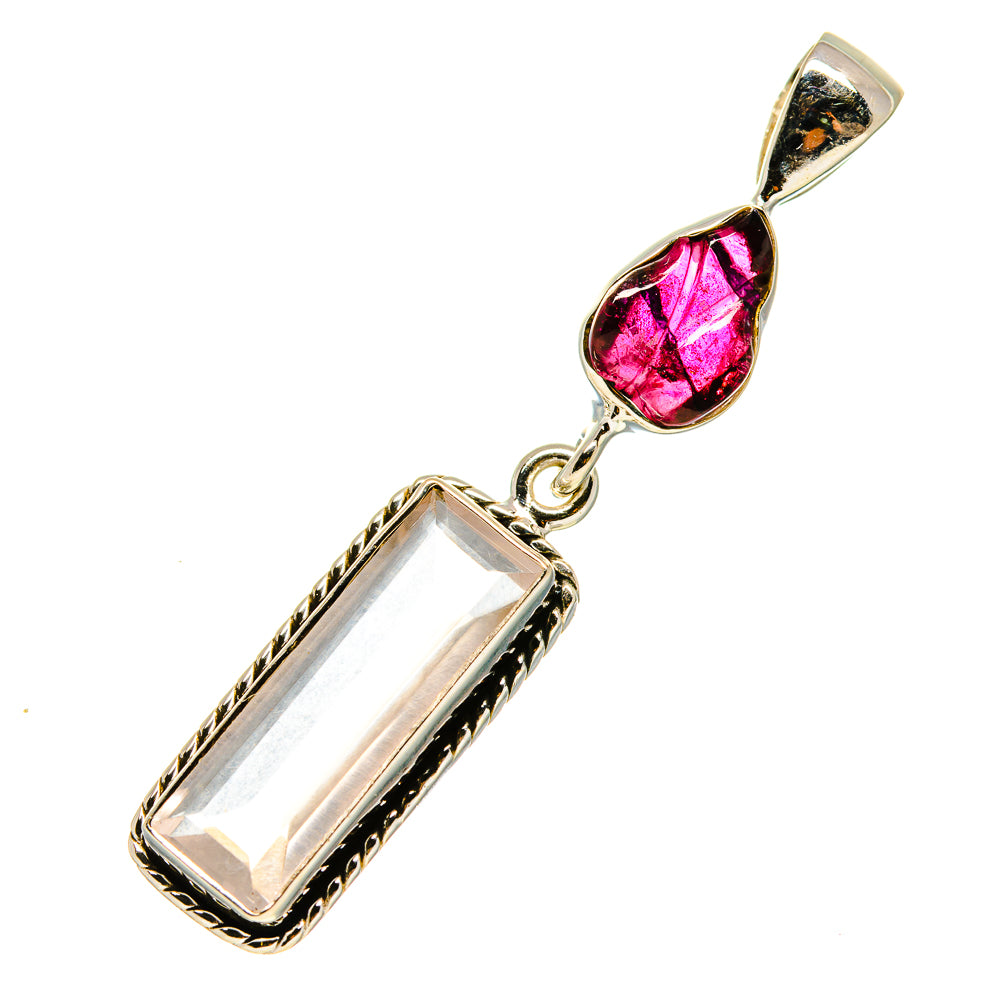 Rose Quartz Pendants handcrafted by Anasilvercos - PD758141