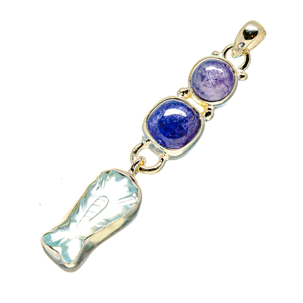 Aquamarine Pendants handcrafted by Anasilvercos - PD758142