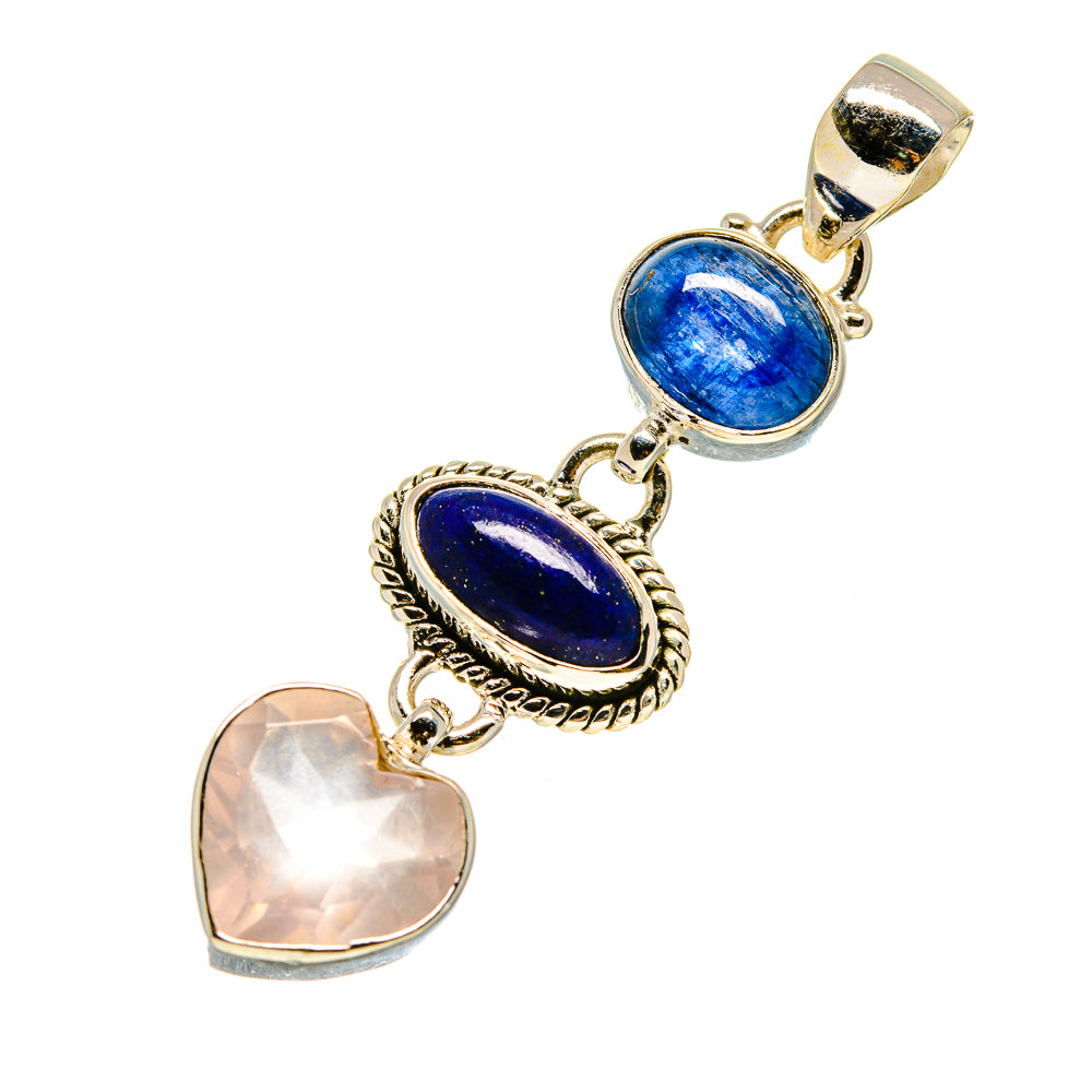 Rose Quartz Pendants handcrafted by Anasilvercos - PD758143