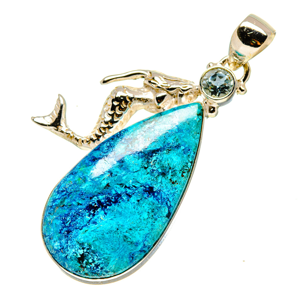 Chrysocolla Pendants handcrafted by Anasilvercos - PD758144