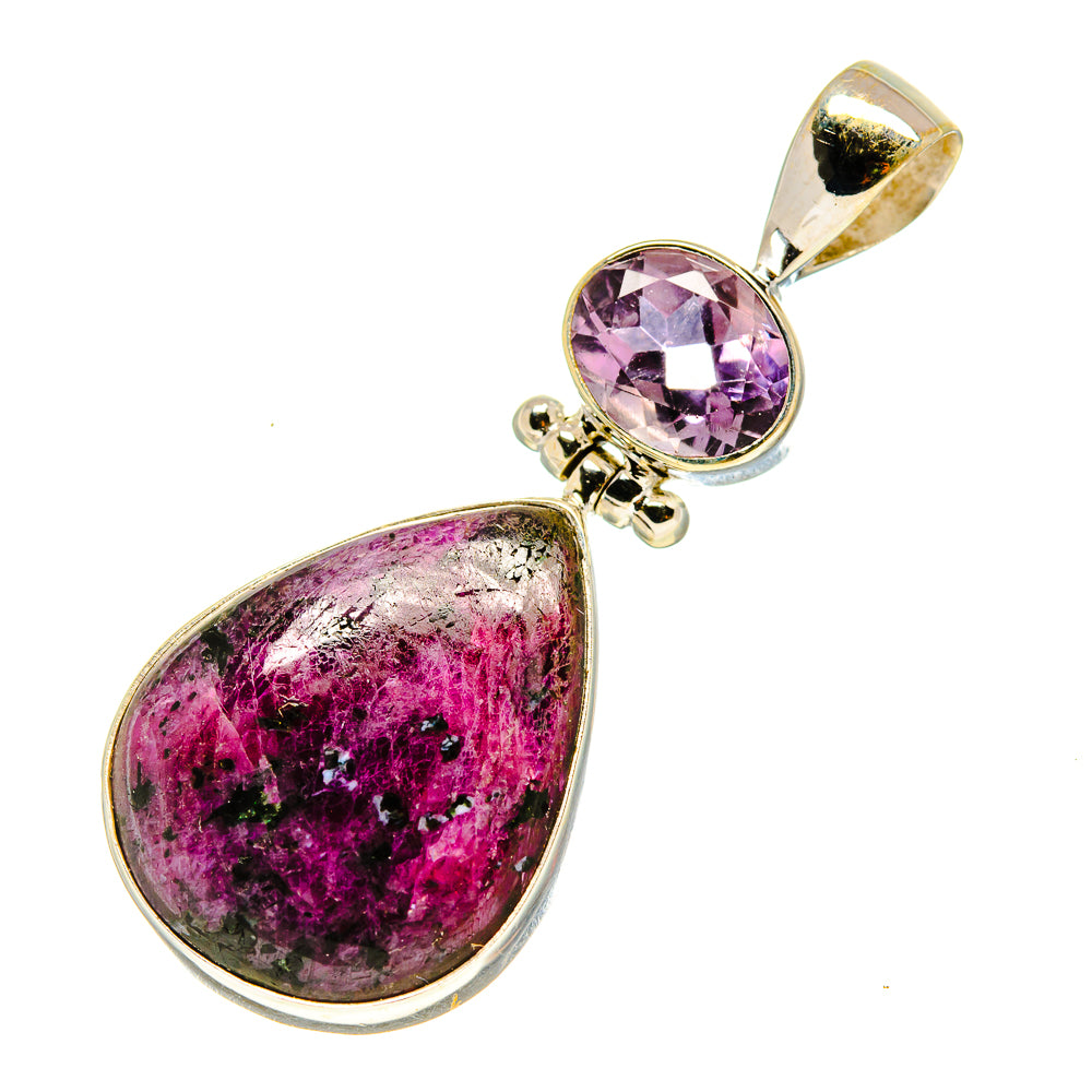 Russian Eudialyte Pendants handcrafted by Anasilvercos - PD758145