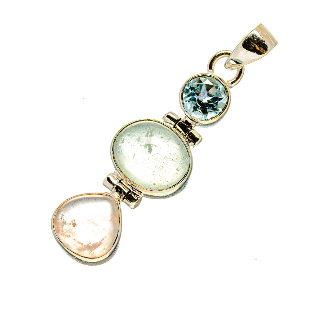 Aquamarine Pendants handcrafted by Anasilvercos - PD758146