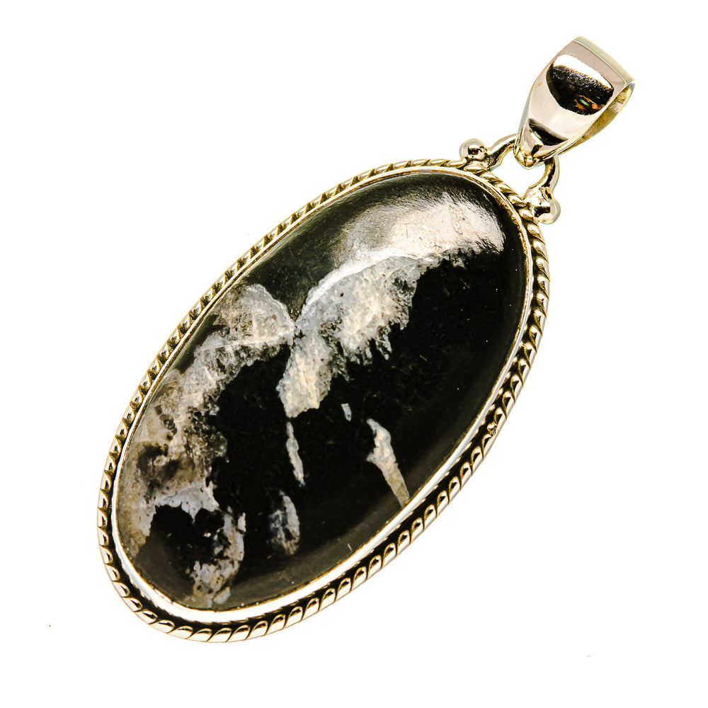 Chrysanthemum Stone Pendants handcrafted by Anasilvercos - PD758155