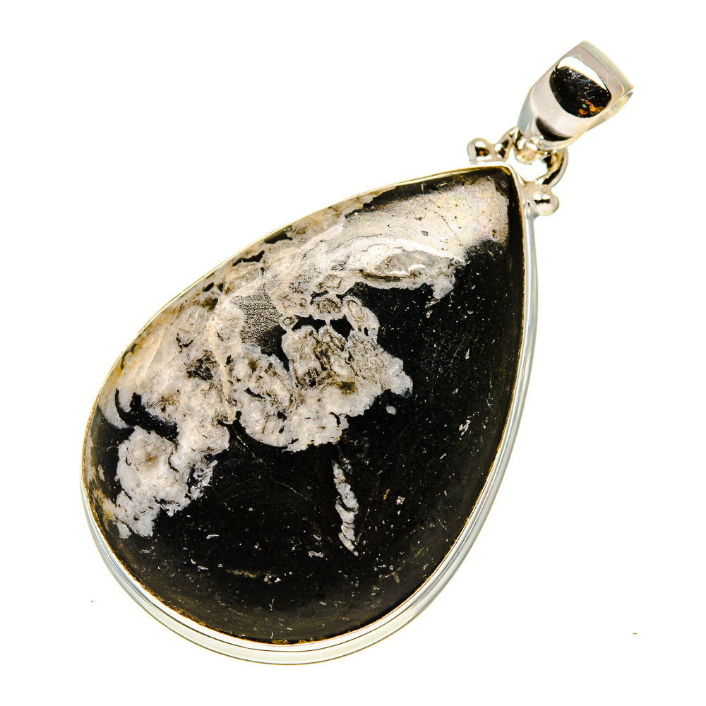 Chrysanthemum Stone Pendants handcrafted by Anasilvercos - PD758156