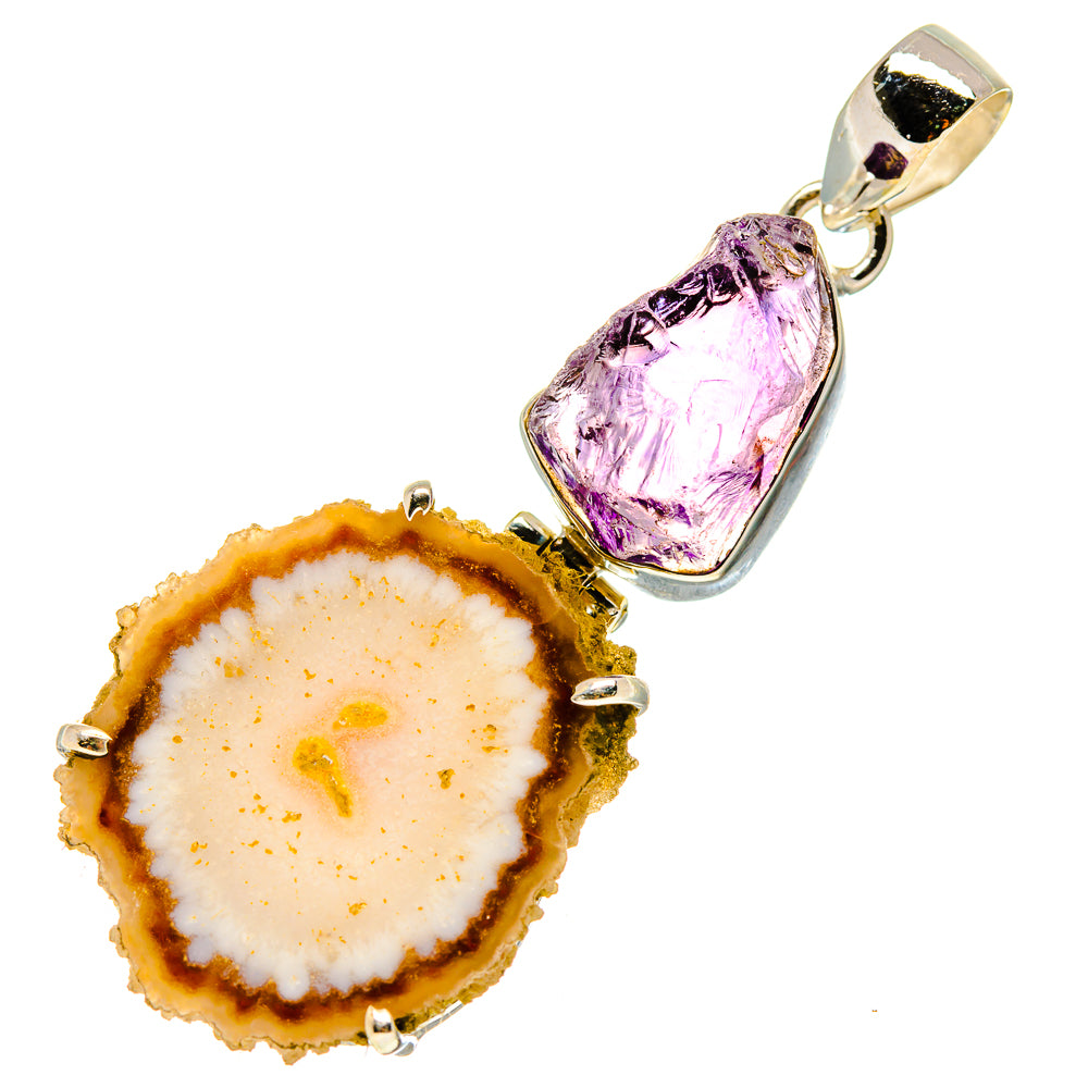 Solar Quartz Pendants handcrafted by Anasilvercos - PD758171
