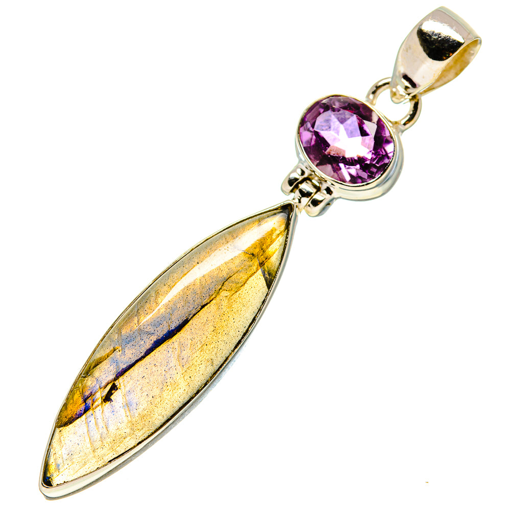 Labradorite Pendants handcrafted by Anasilvercos - PD758174