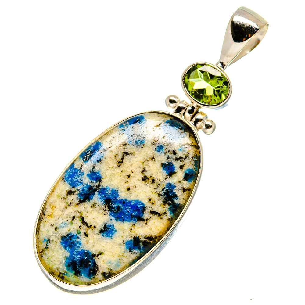 K2 Blue Azurite Pendants handcrafted by Anasilvercos - PD758175